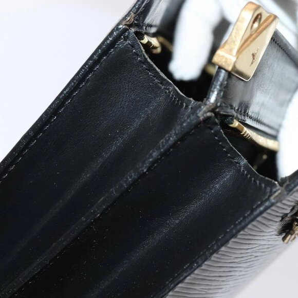 LOUIS VUITTON Epi Angian Shoulder Bag 2way Black - Picture 8 of 16